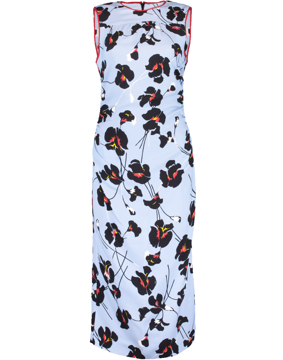 N0.21-Slim Printed Mid Dress-