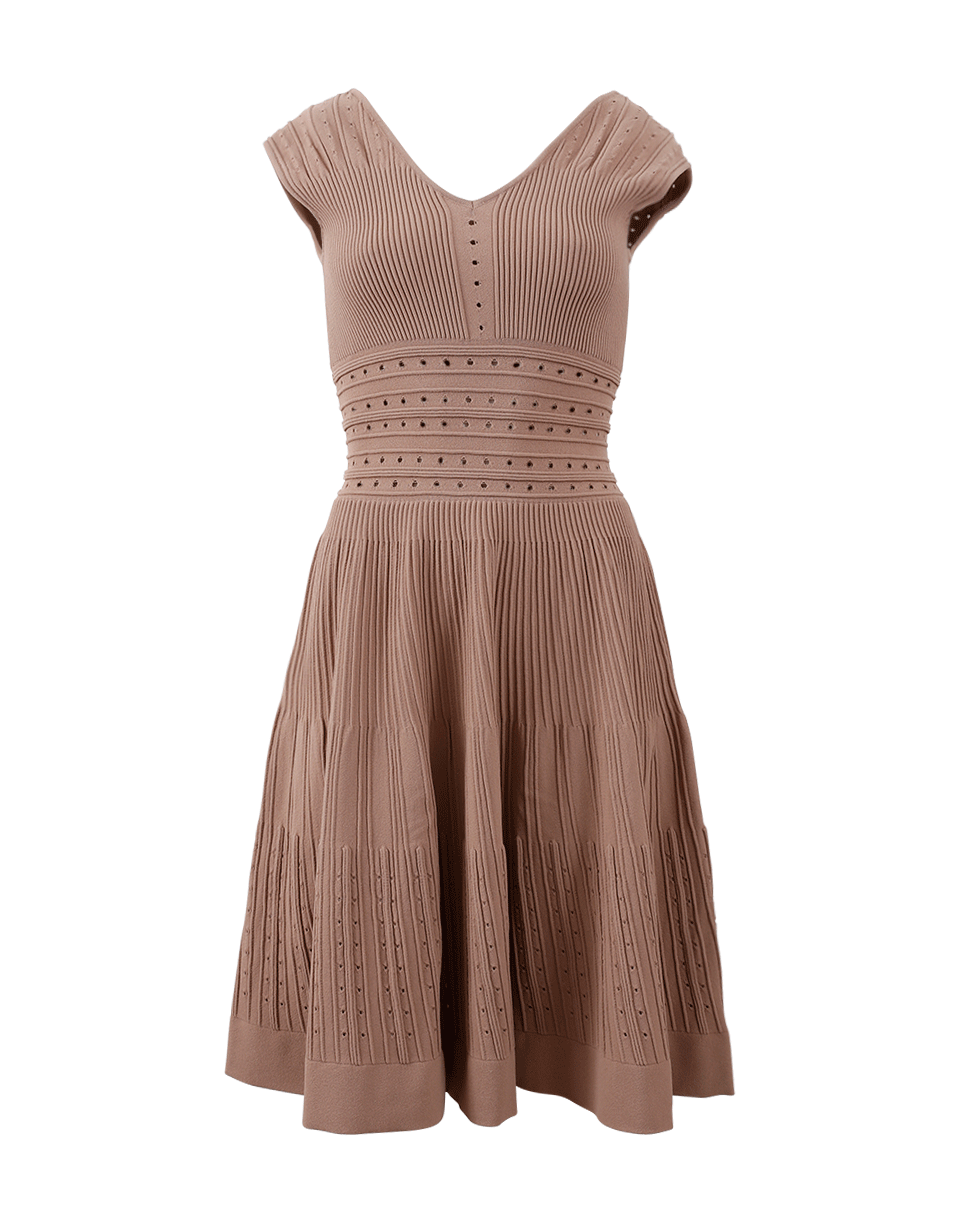 N0.21-Flounce Bottom Knit Dress-