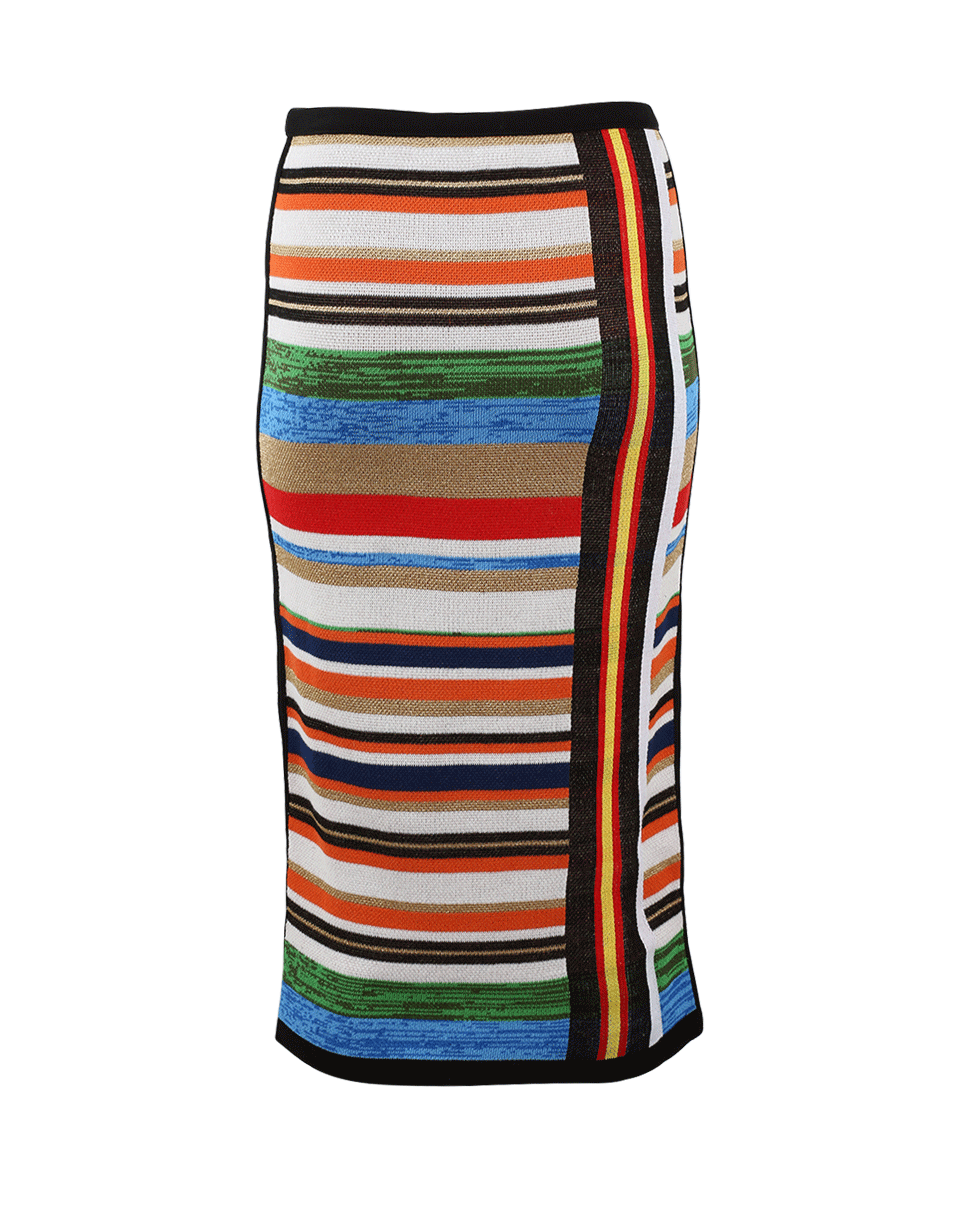 N0.21-Striped Tube Skirt-