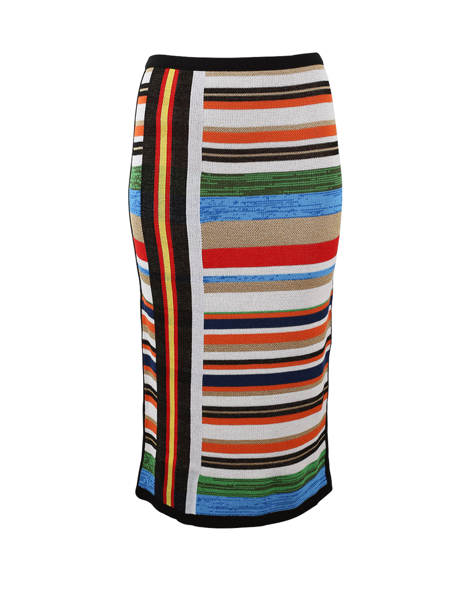 N0.21-Striped Tube Skirt-