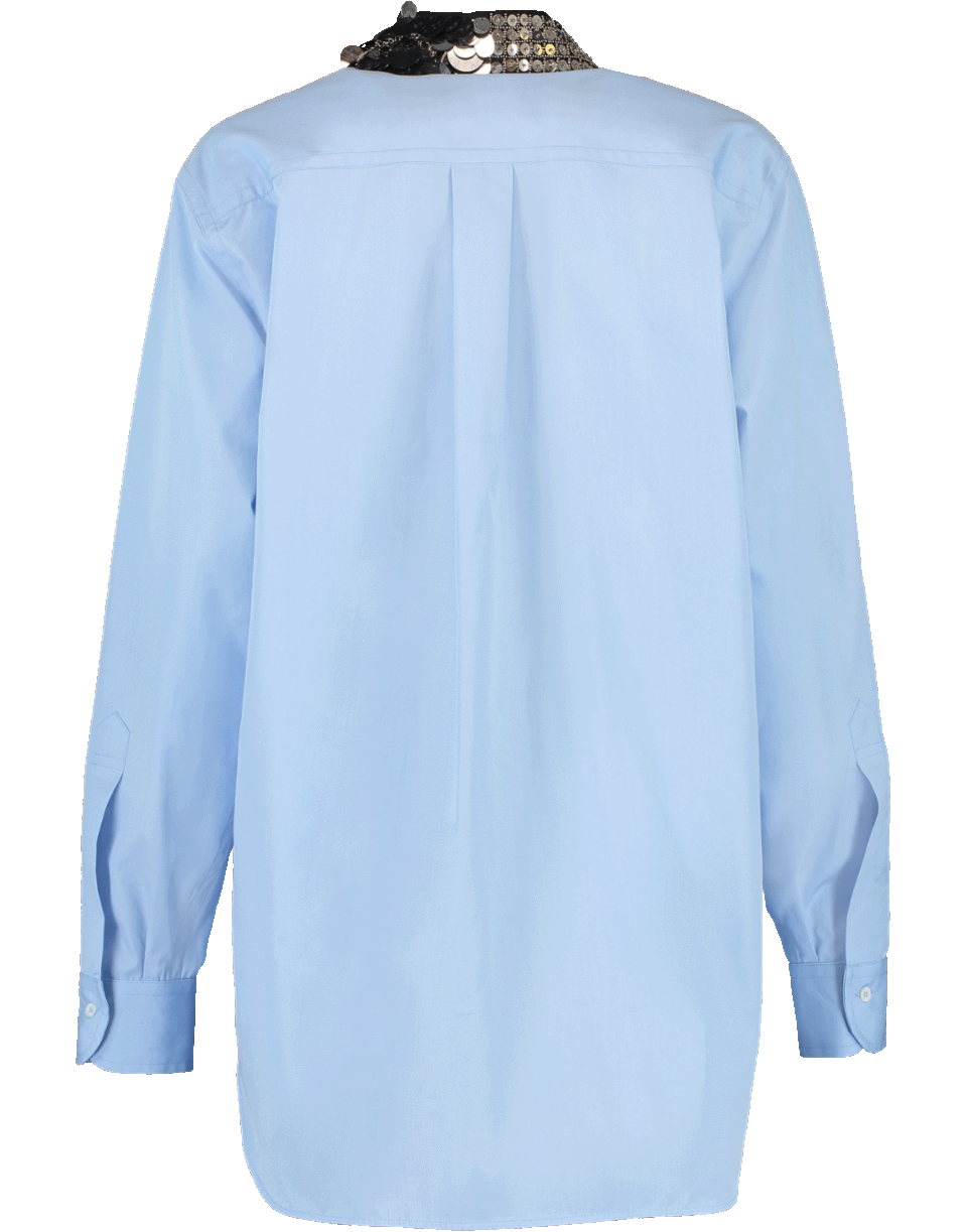 N0.21-Beaded Collar Blouse-