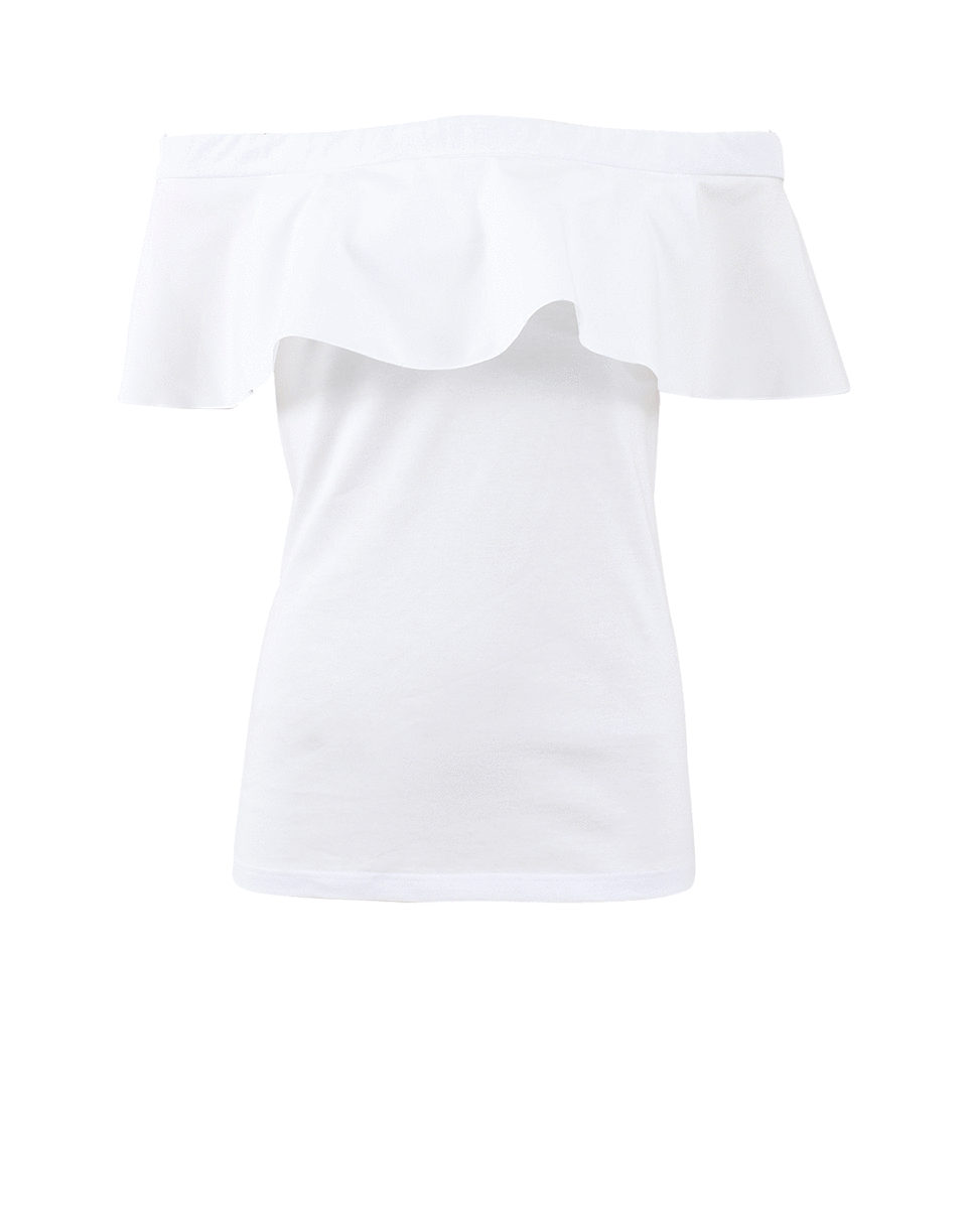 N0.21-Off Shoulder Tie Back Top-