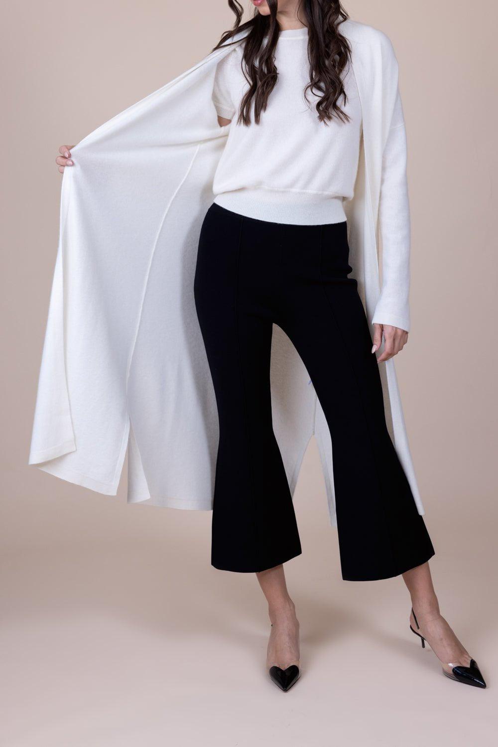 NAADAM-Collared Cardigan - White-