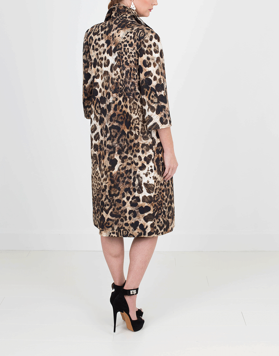 NAEEM KHAN-Animal Print Coat-