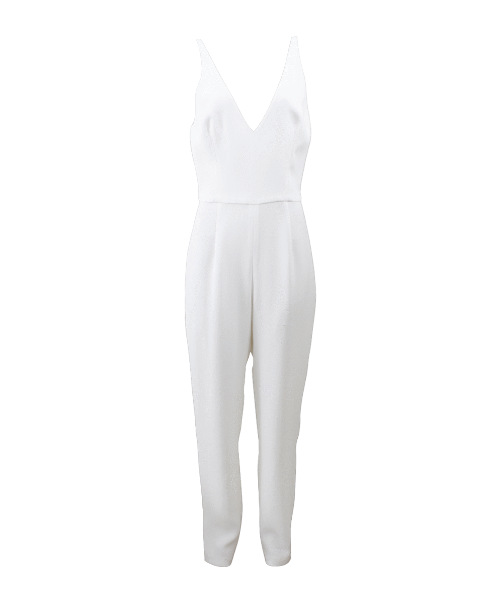 NAEEM KHAN-Fitted Jumpsuit-IVORY