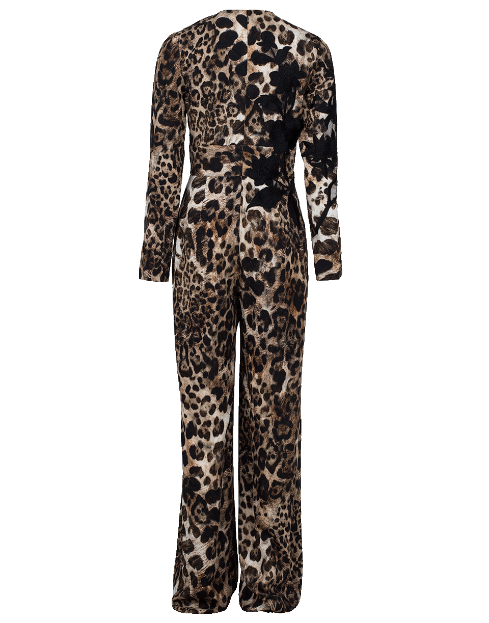 NAEEM KHAN-Animal Print Jumpsuit-
