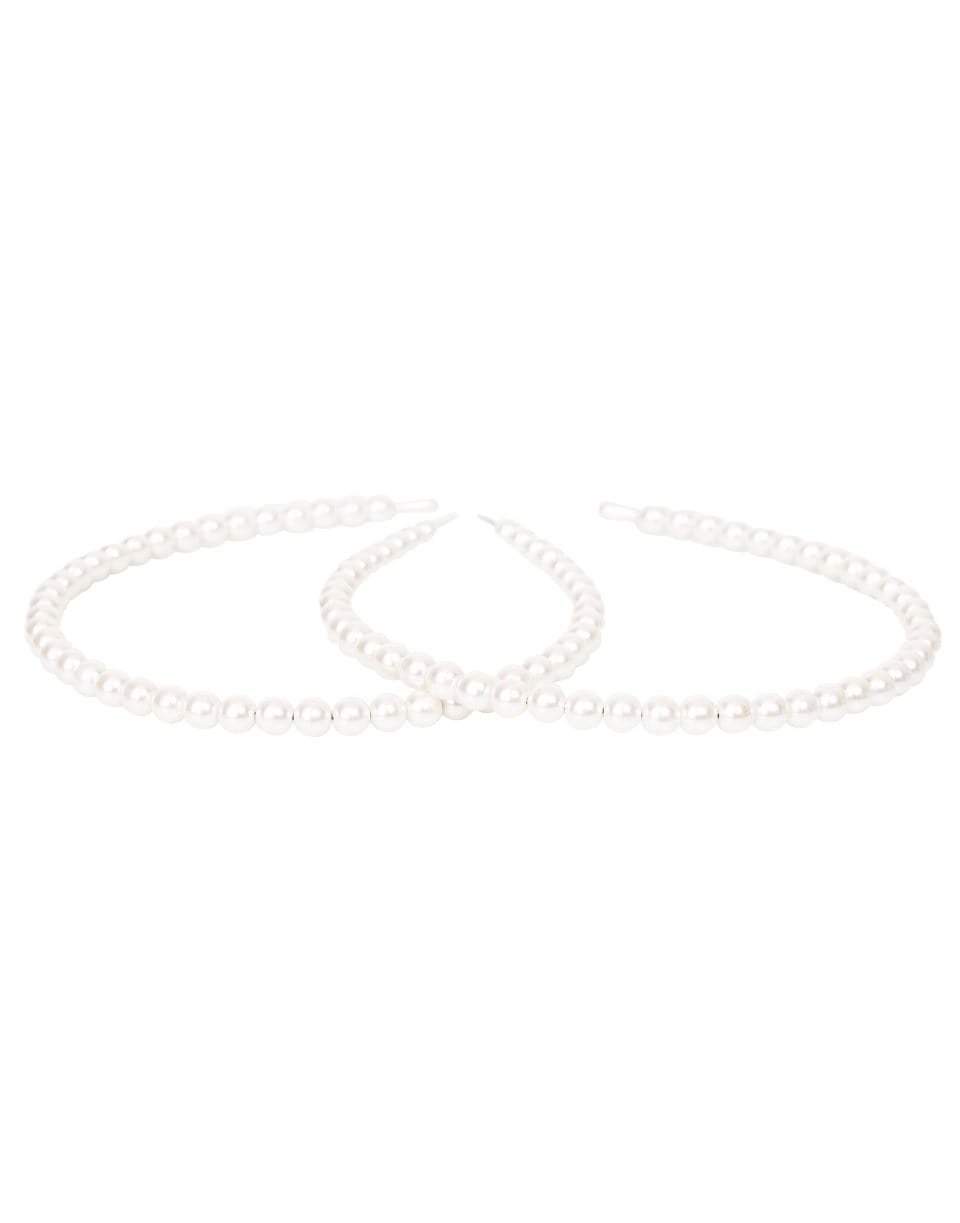 NAHMU-Double Pearl Row Headband-CREAM