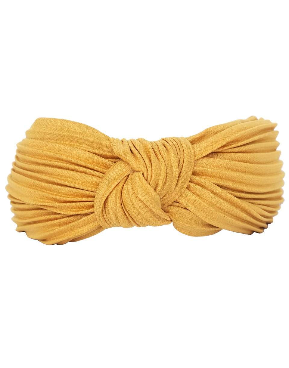 NAHMU-Yellow Top Knot Headband-YELLOW