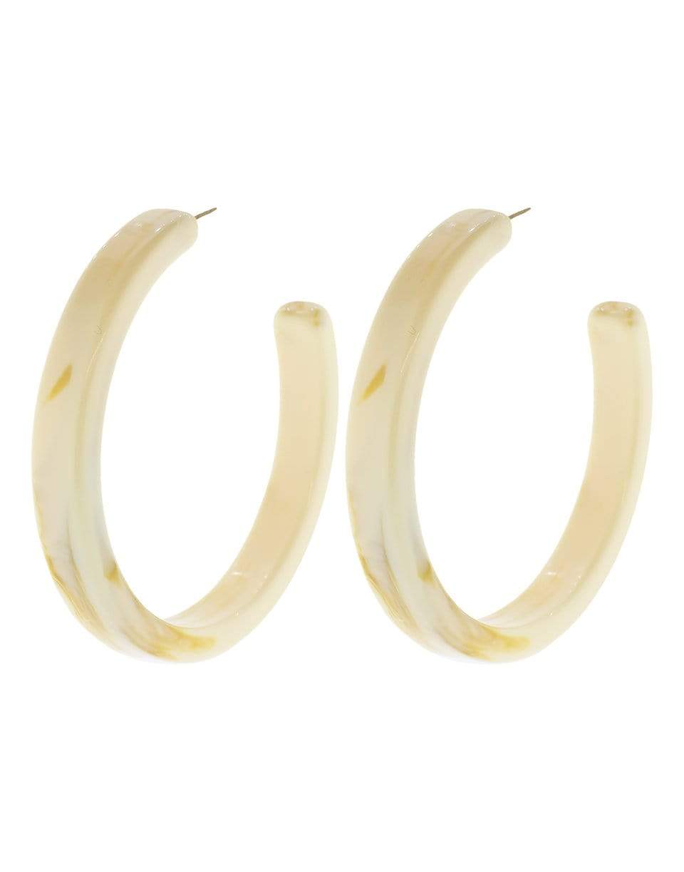NAHMU-Natural Hoop Earrings-NATURAL