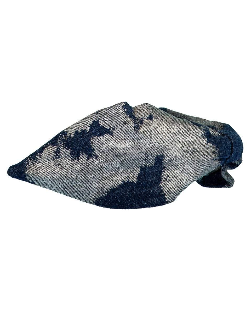 NAMJOSH-Silver Foil Headband-BLU/SIL