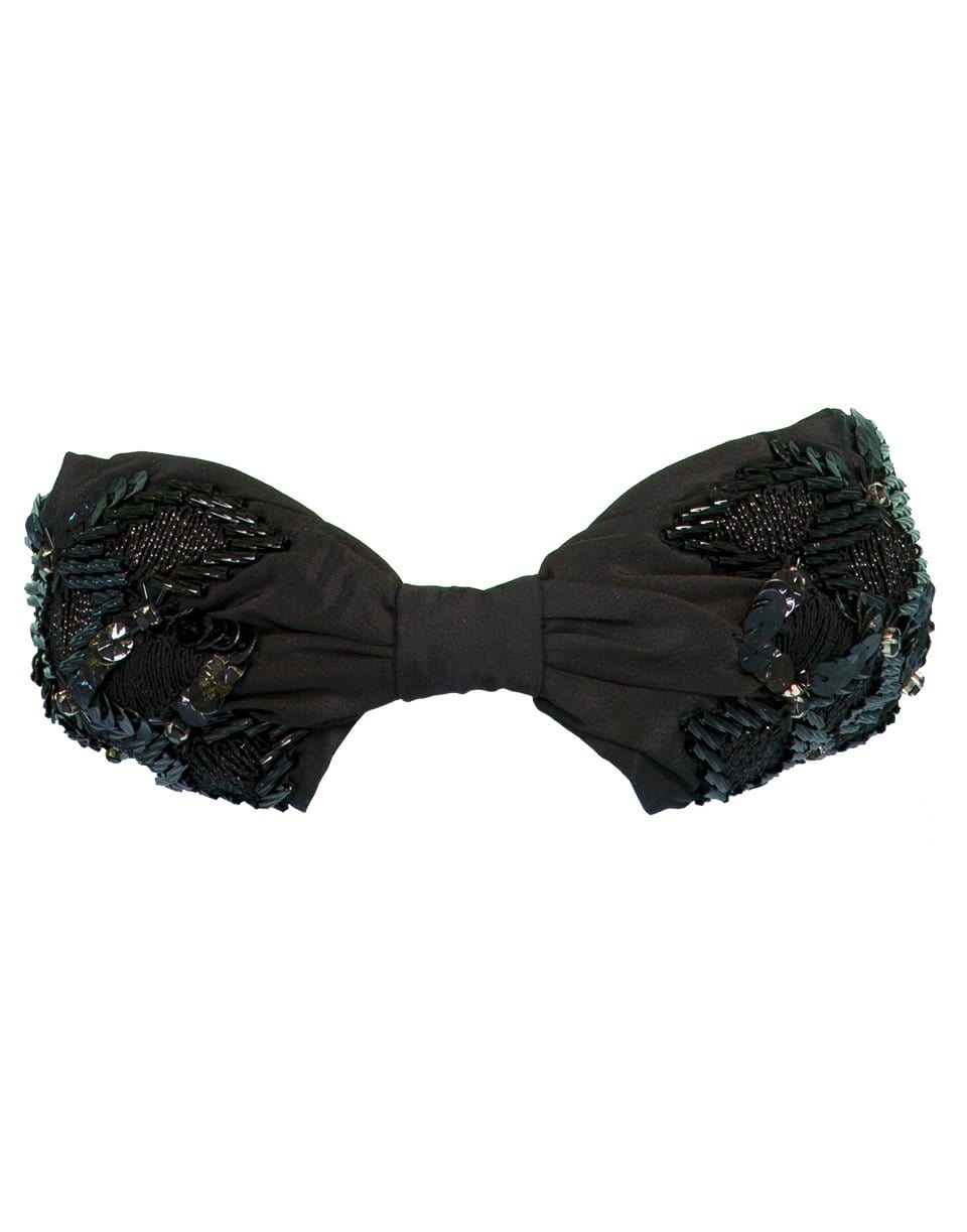 NAMJOSH-Sequin Embroidered Headband-BLACK