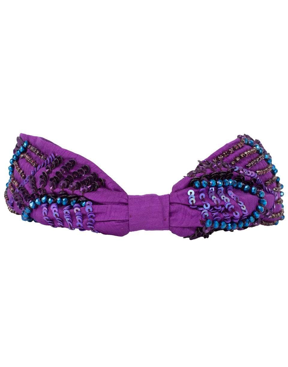 NAMJOSH-Art Deco Headband-PURPLE