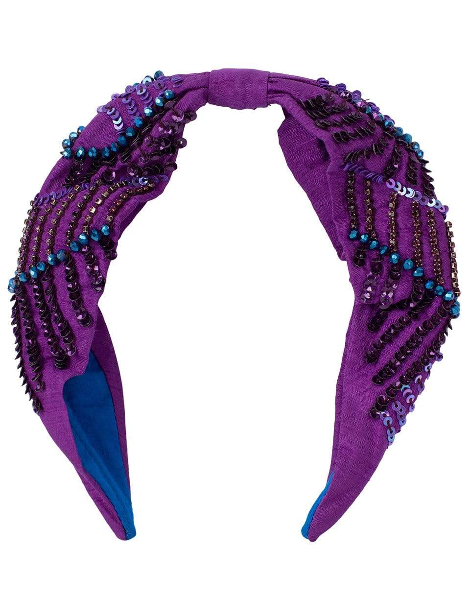 NAMJOSH-Art Deco Headband-PURPLE