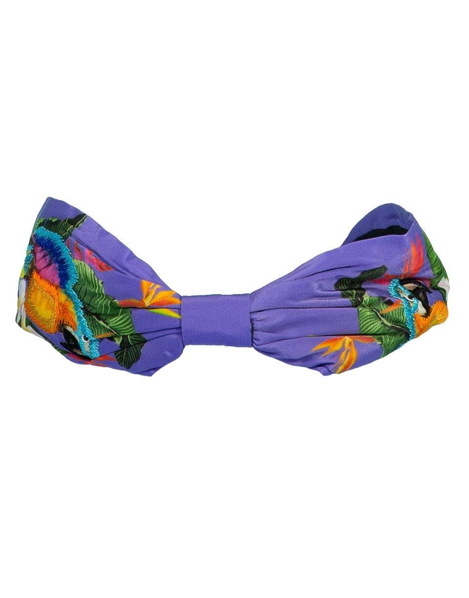 NAMJOSH-Parrot Print Headband-PURPLE