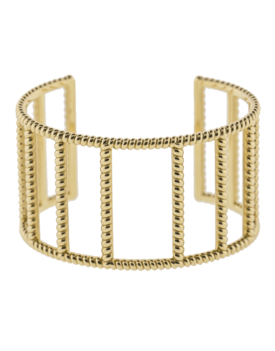 NANCY NEWBERG-Twist Frame Cuff Bracelet-YELLOW GOLD