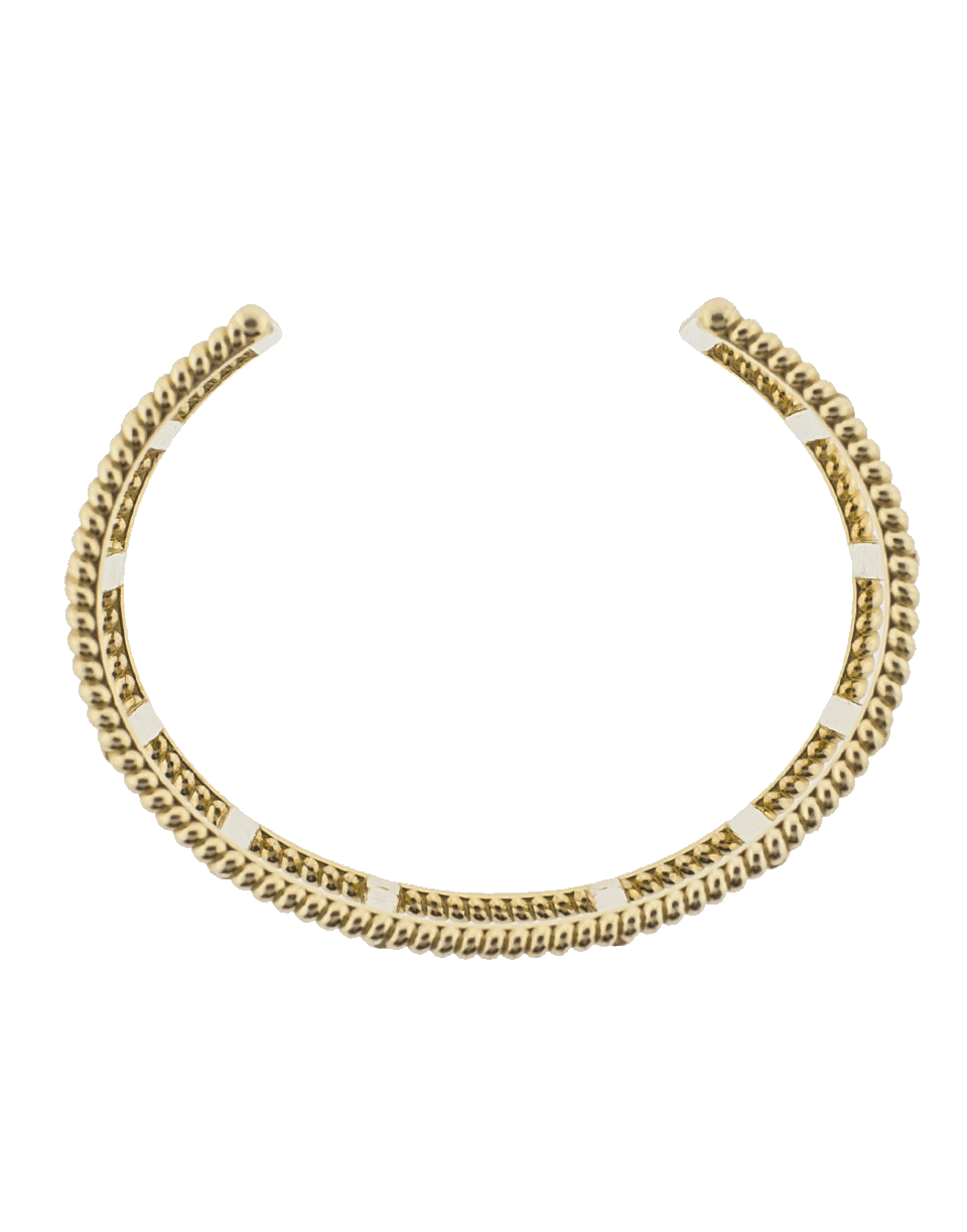 NANCY NEWBERG-Twist Frame Cuff Bracelet-YELLOW GOLD