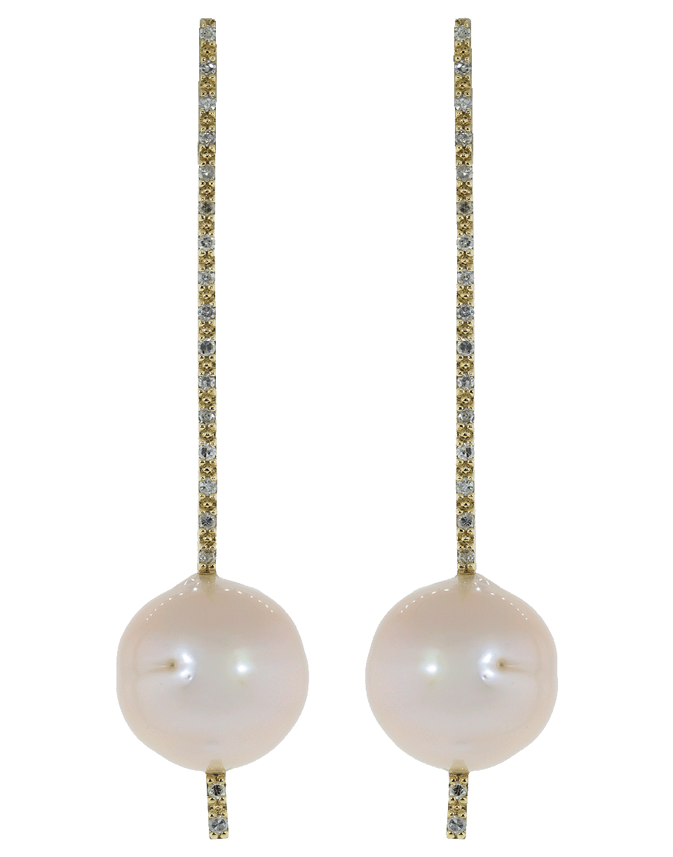 NANCY NEWBERG-Yellow Gold Stick Earrings-YELLOW GOLD