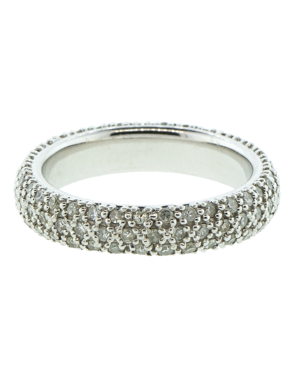 NANCY NEWBERG-Diamond Pave Sugar Ring-WHITE GOLD