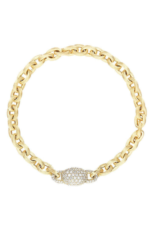 Diamond Libera Aura Chain Bracelet-YELLOW GOLD-JEWELRYFINE JEWELBRACELET O-NANIS