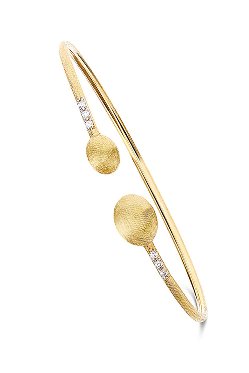 NANIS-Elite Pave Diamond Bangle-YELLOW GOLD