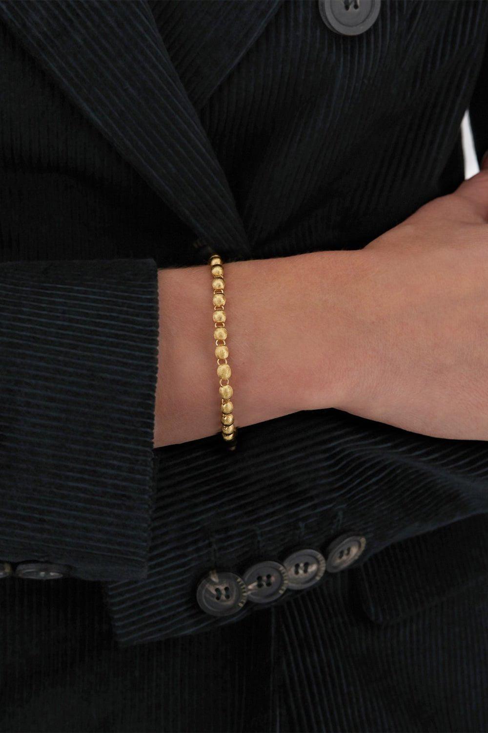 NANIS-Ivy Slim Bracelet-YELLOW GOLD