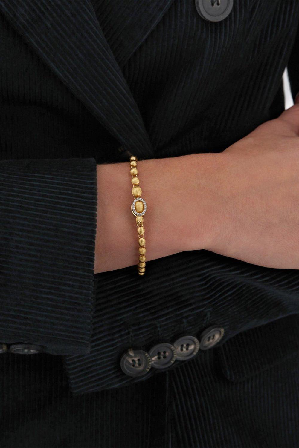 NANIS-Ivy Slim Bracelet-YELLOW GOLD