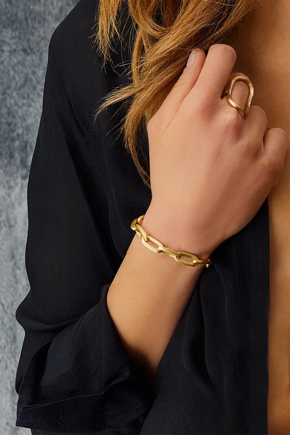 NANIS-Libera Diamond Chain Bracelet-YELLOW GOLD