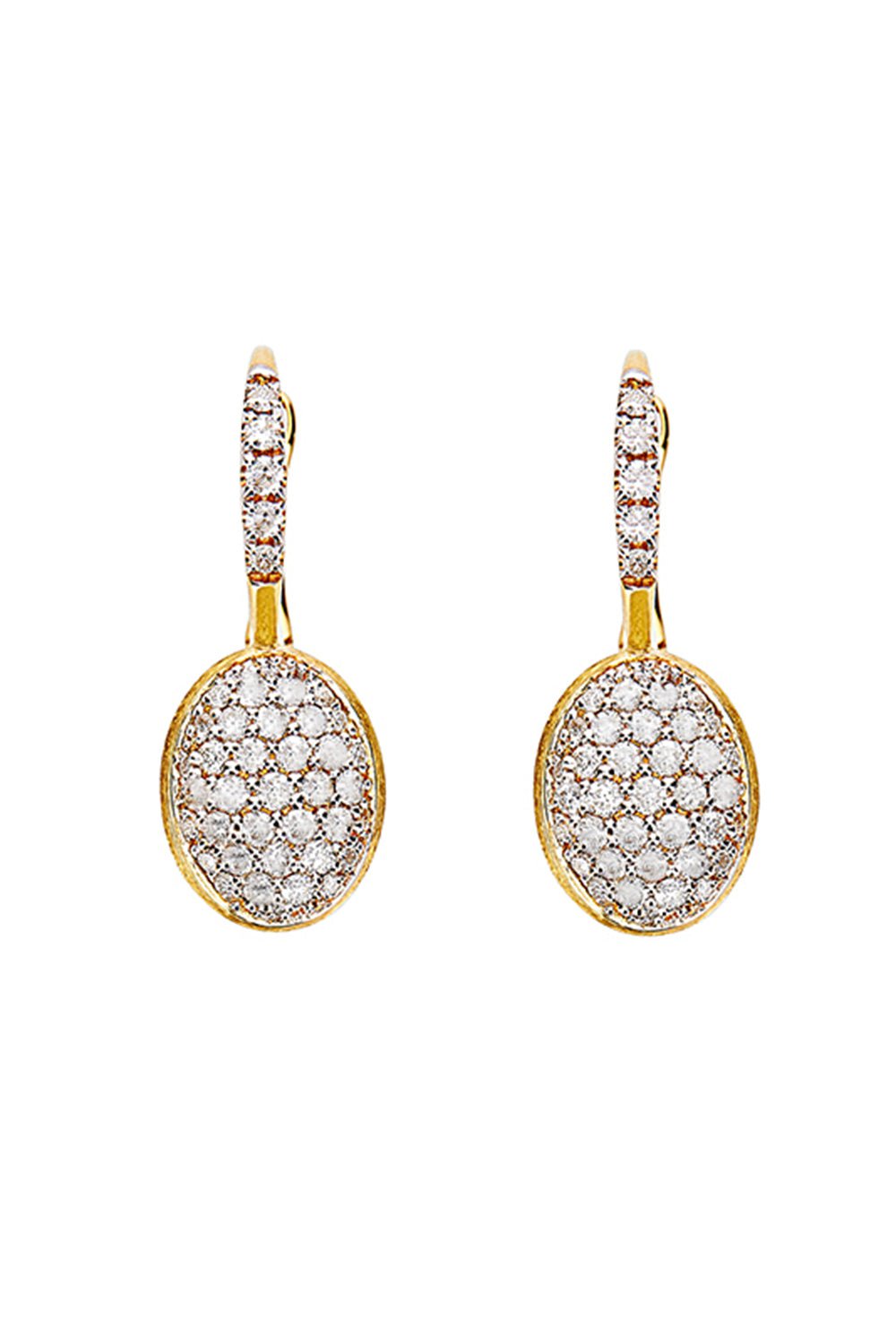 NANIS-Diamond Bubble Drop Earrings-YELLOW GOLD