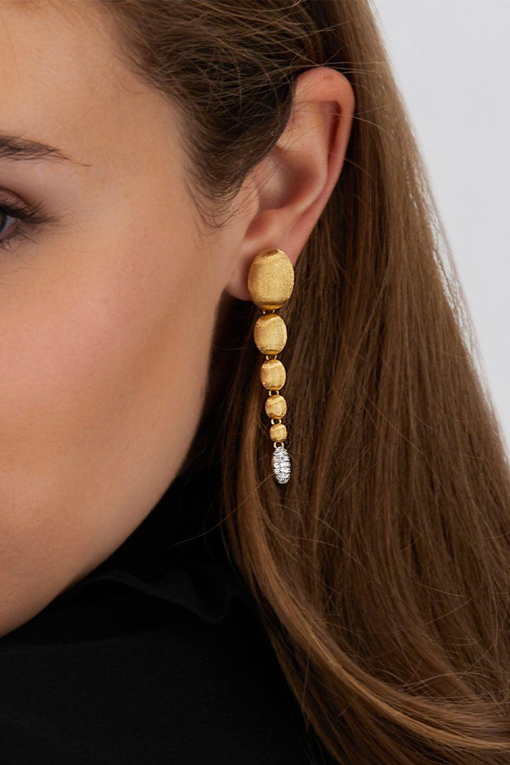 NANIS-Ivy Charming Drop Earrings-YELLOW GOLD