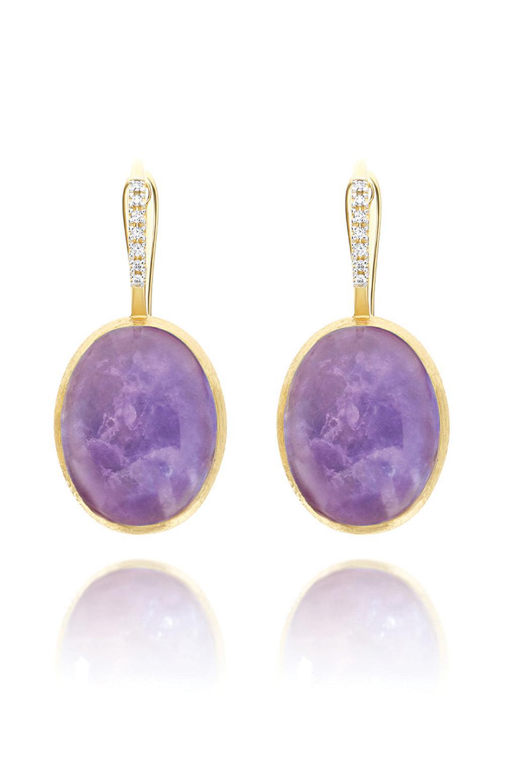 Large "Boules" Violette Earrings-YELLOW GOLD-L-JEWELRYFINE JEWELEARRING-NANIS