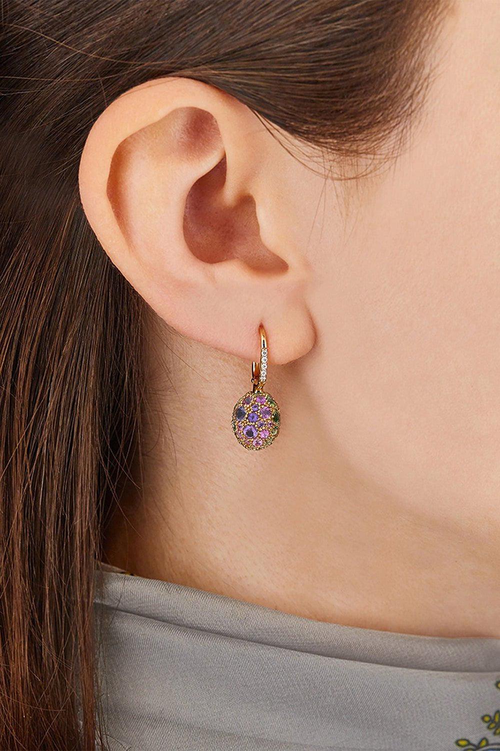 NANIS-Reverse Small Labradorite Drop Earrings-YELLOW GOLD