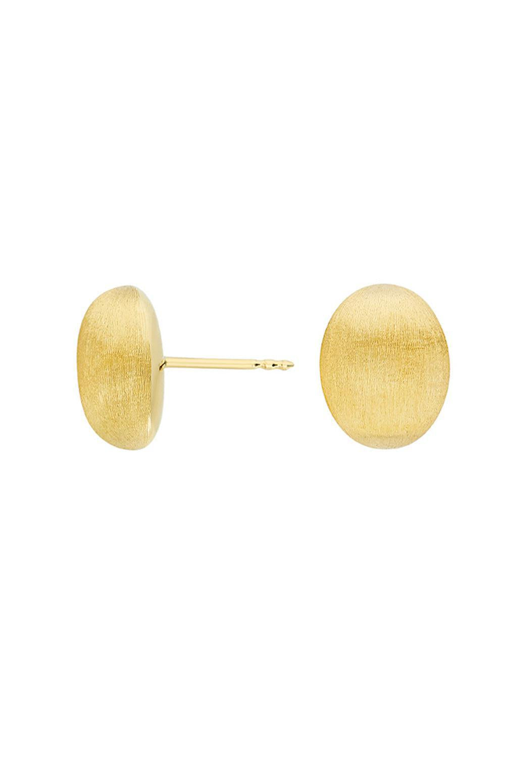 NANIS-Small "Muse" Gold Perle Stud Earrings-YELLOW GOLD
