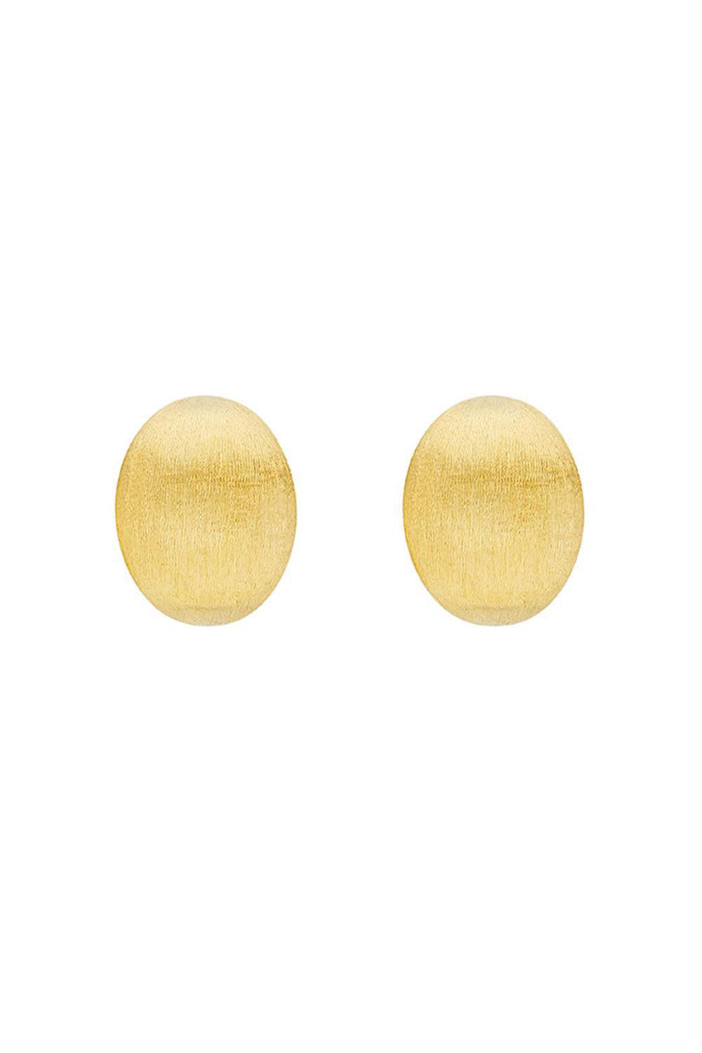 NANIS-Small "Muse" Gold Perle Stud Earrings-YELLOW GOLD