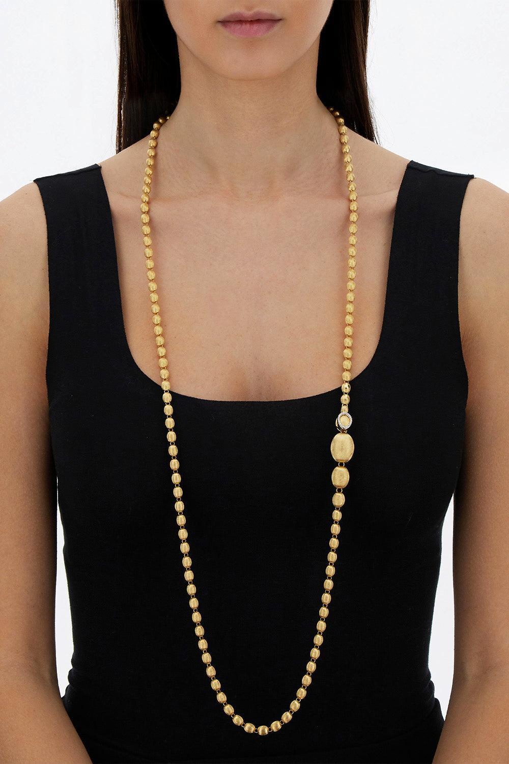 Diamond Ivy Long Necklace-YELLOW GOLD-109.5-JEWELRYFINE JEWELNECKLACE O-NANIS