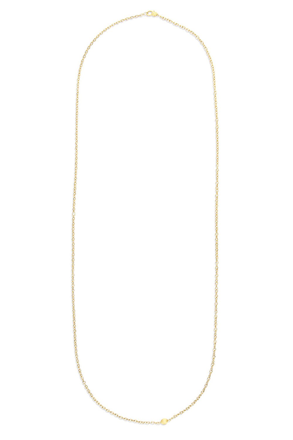 NANIS-"Boules" Long Chain Necklace-YELLOW GOLD