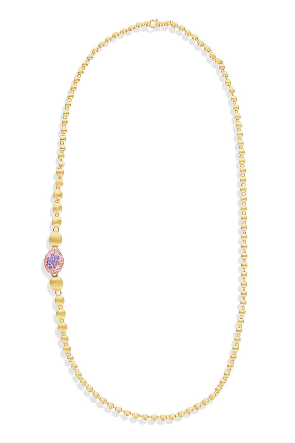 NANIS-Reverse Labrodite Convertible Necklace-YELLOW GOLD