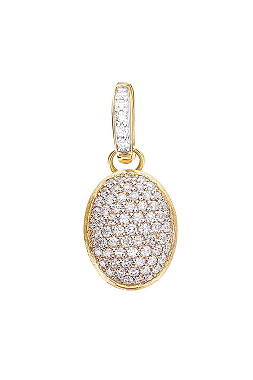 NANIS-"Boules" Small Diamond Charm-YELLOW GOLD