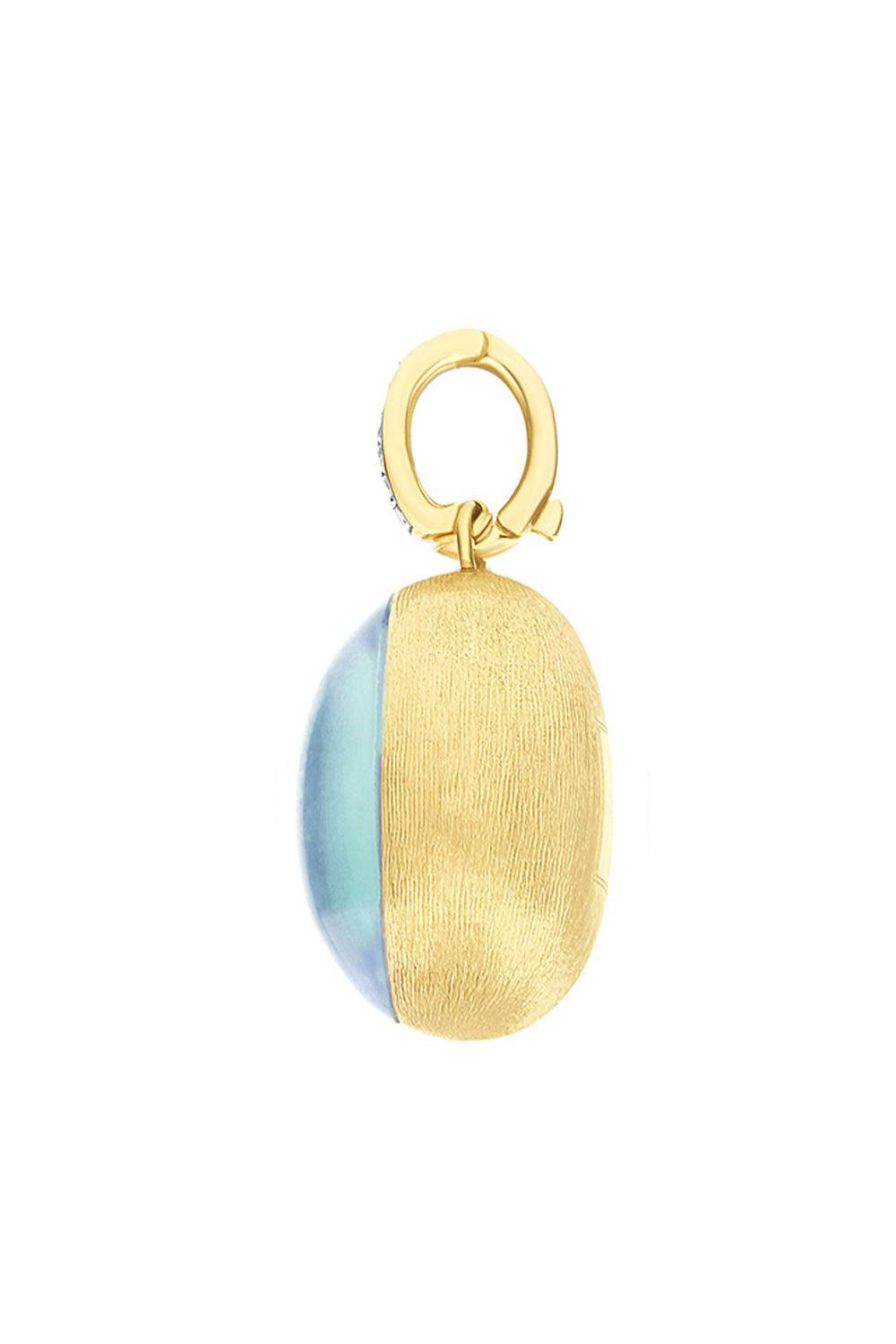 Large Amazonite Boules Anice Charm-YELLOW GOLD-JEWELRYFINE JEWELPENDANT-NANIS