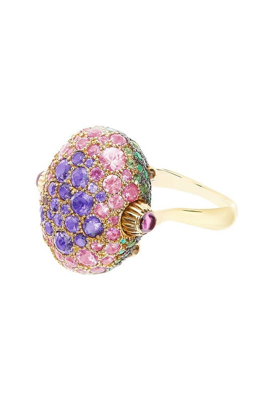 Sapphire Amethyst Reverse Double Face Large Ring-YELLOW GOLD-6-JEWELRYFINE JEWELRING-NANIS