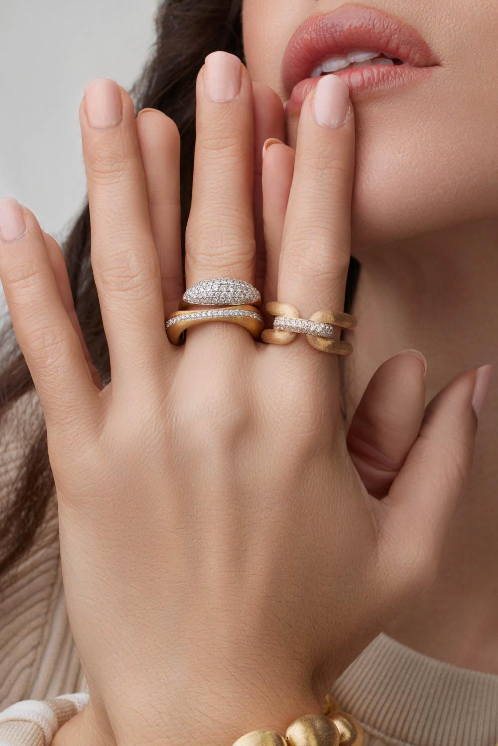 NANIS-Diamond Transformista Ring-YELLOW GOLD