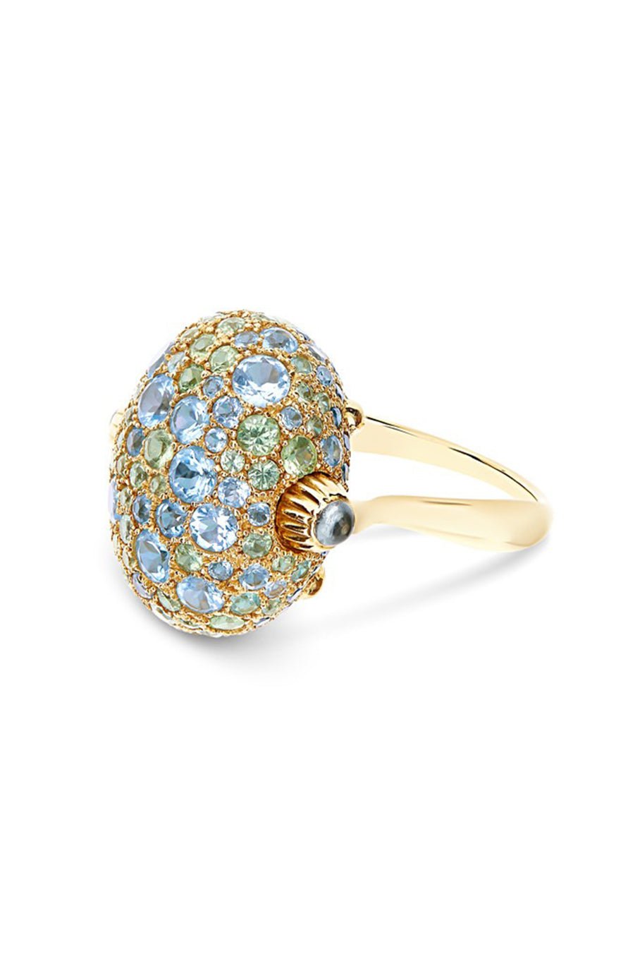 NANIS-Reverse Medium Ring-YELLOW GOLD
