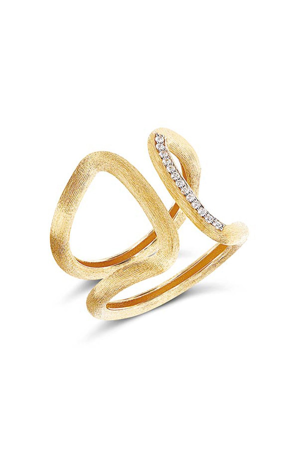 NANIS-"Libera" Diamond Band Ring-YELLOW GOLD