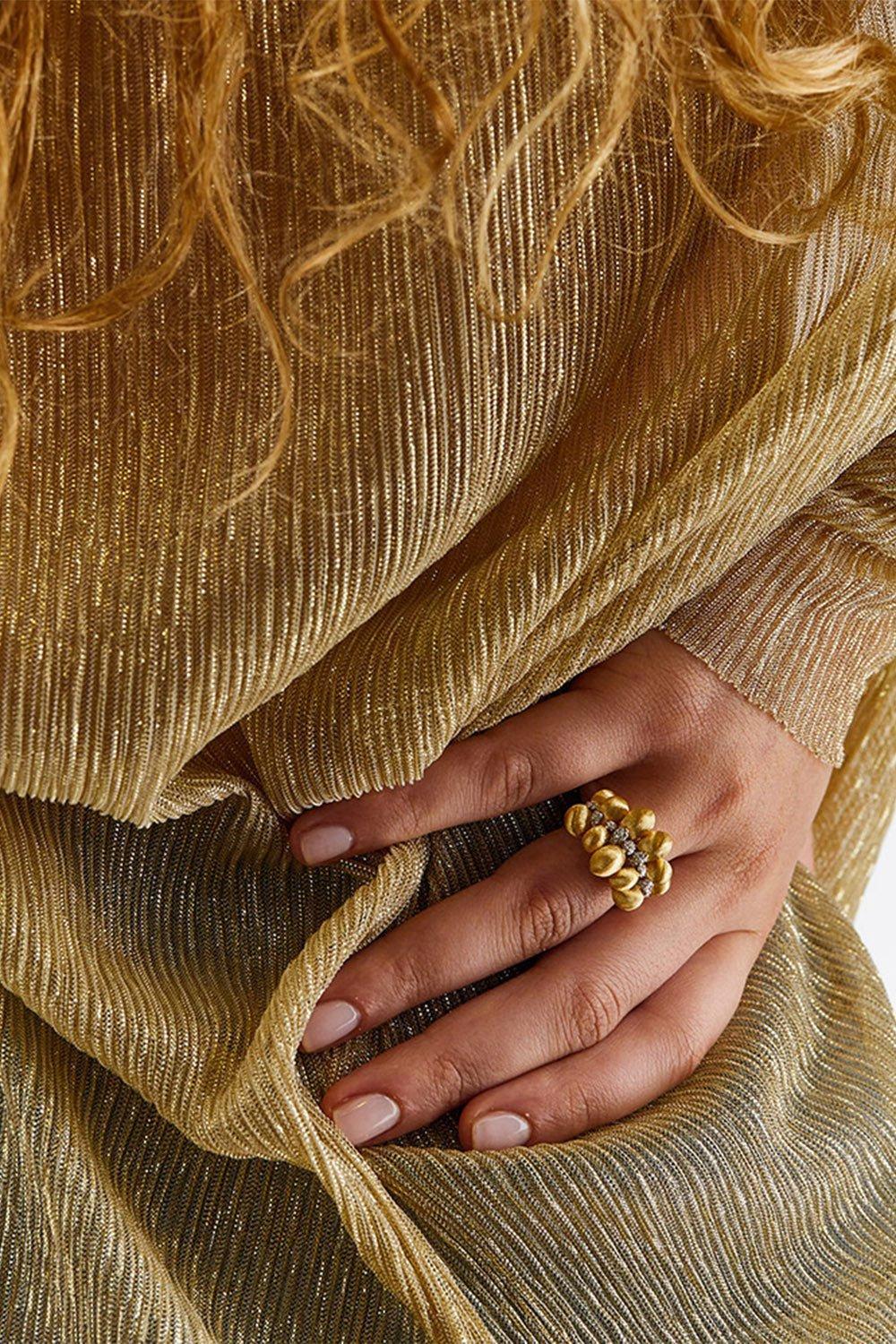 NANIS-Trasformista Drop Ring-YELLOW GOLD