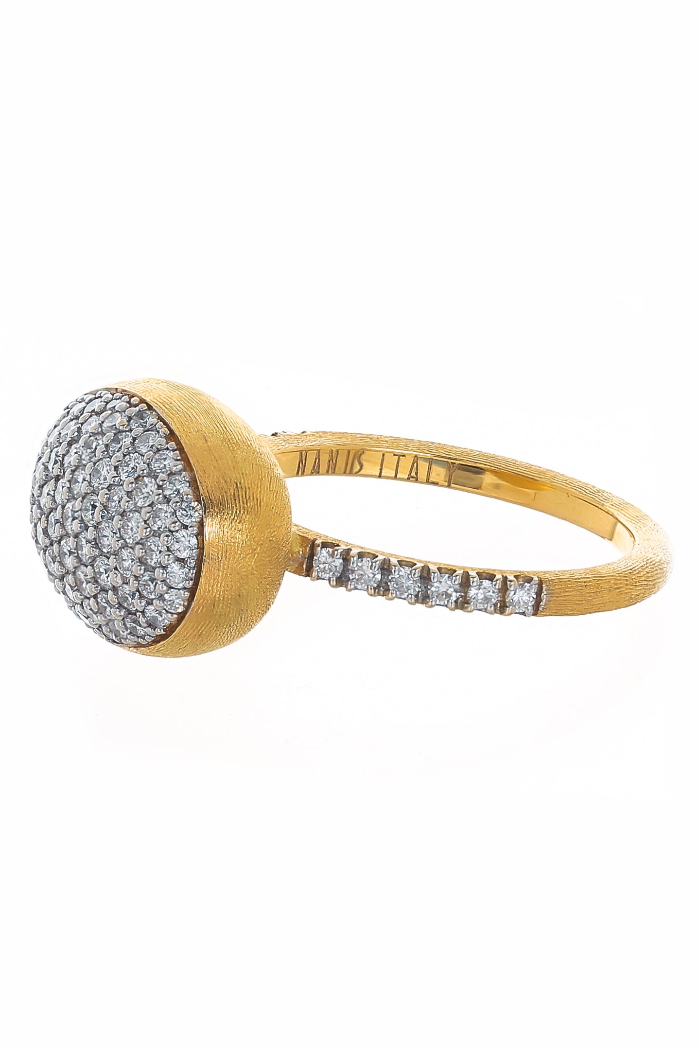 NANIS-Diamond Bubble Ring-YELLOW GOLD