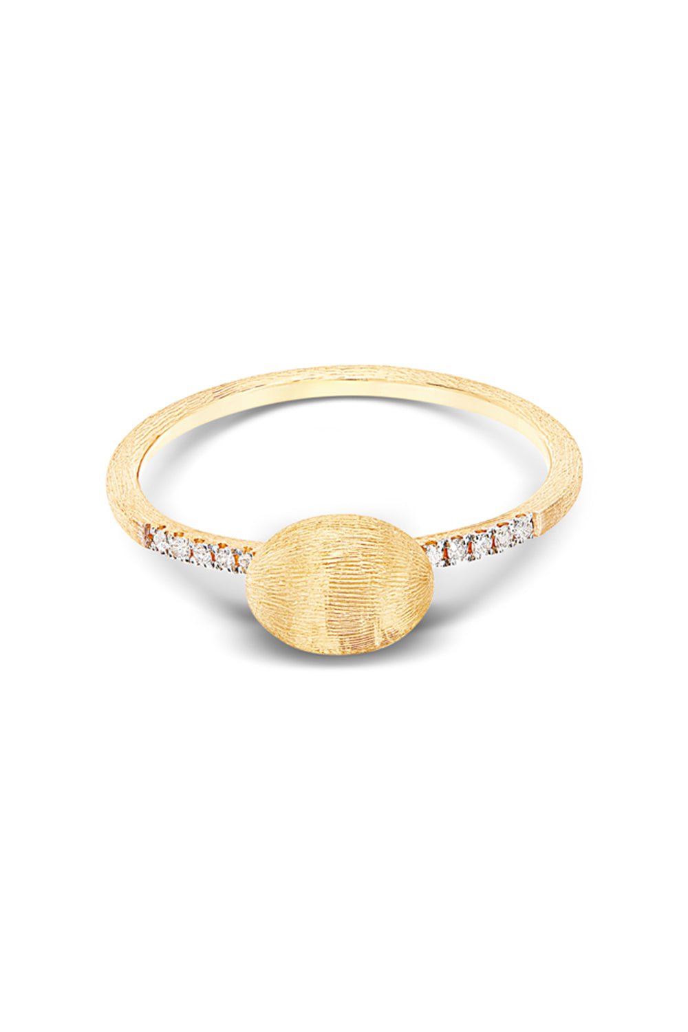 NANIS-Elite Small Boule Diamond Ring-YELLOW GOLD