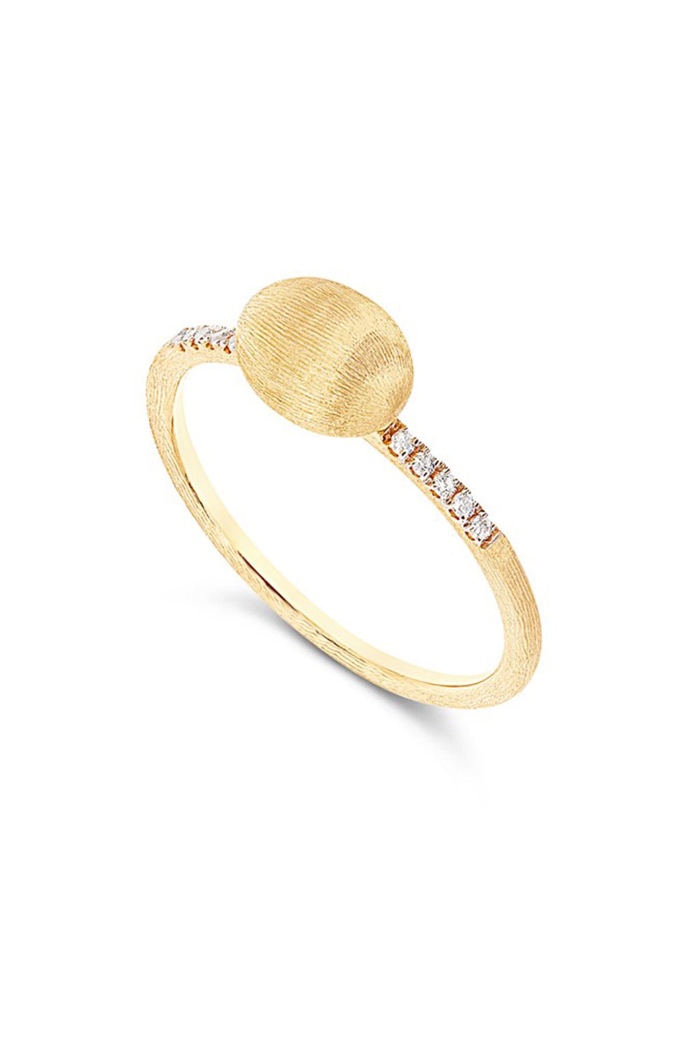 NANIS-Elite Small Boule Diamond Ring-YELLOW GOLD