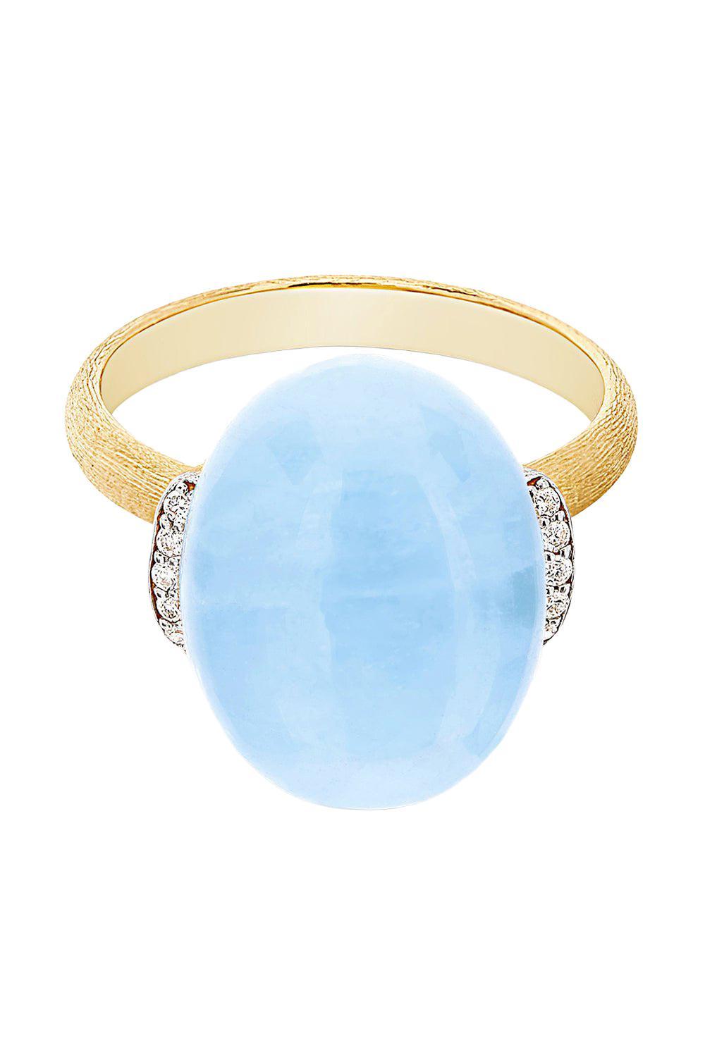 Azure Aquamarine Large Ring-YELLOW GOLD-7-JEWELRYFINE JEWELRING-NANIS