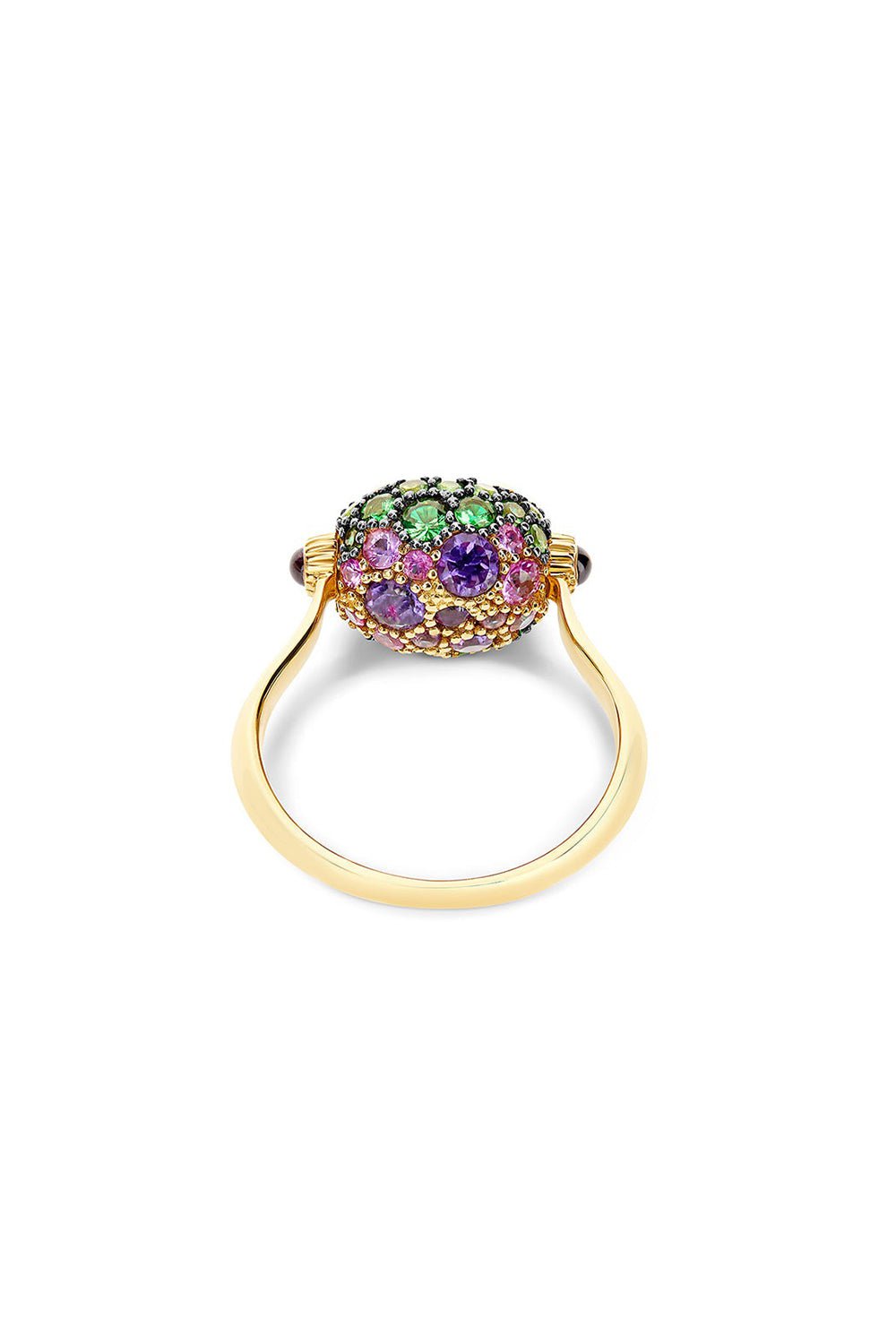 NANIS-Reverse Amethyst Ring-YELLOW GOLD