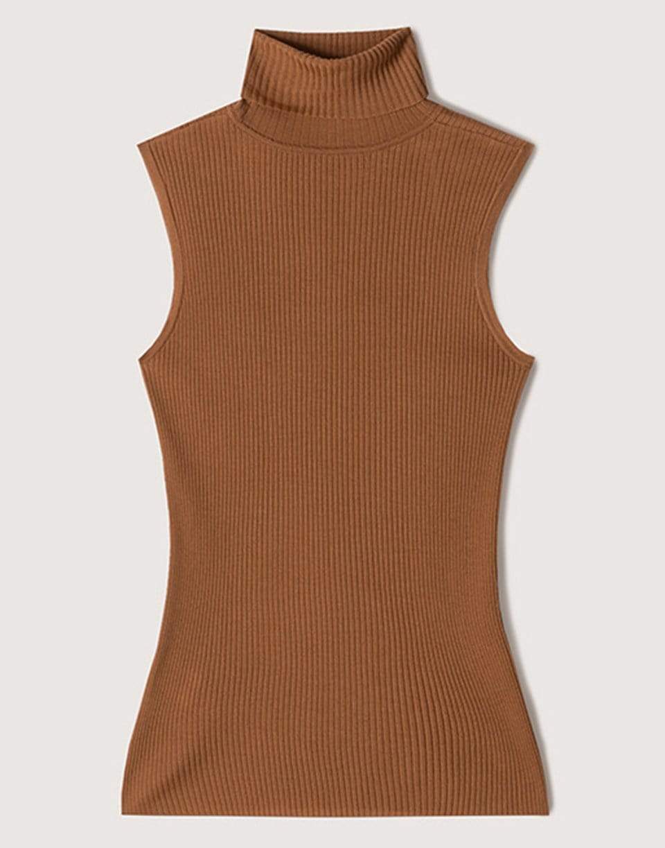 NANUSHKA-Ginger Sleeveless Turtleneck Tank-