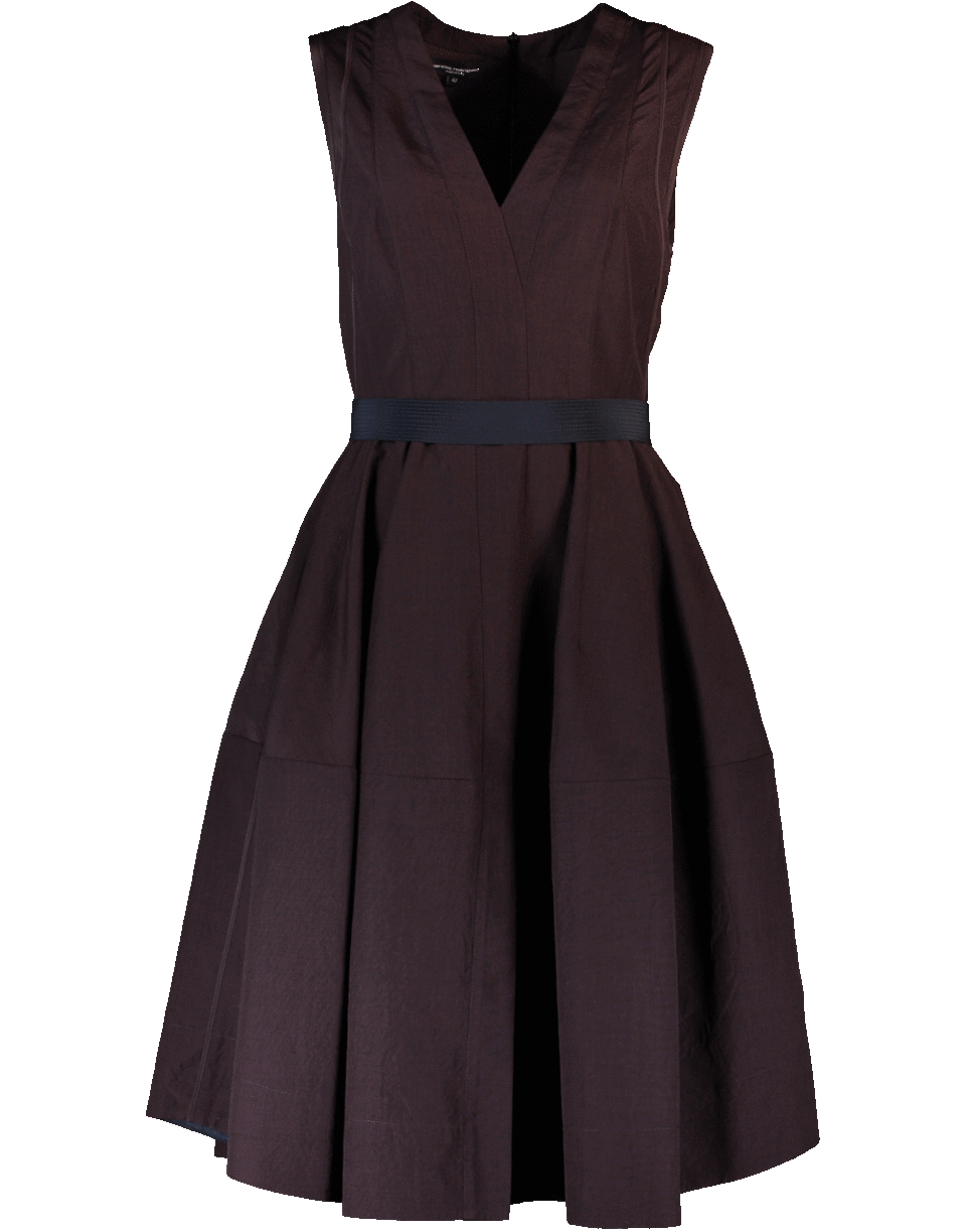 NARCISO RODRIGUEZ-Crushed Wool Dress-